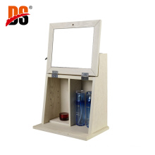 DS High Quality Wooden Dressing Case Make-up Box With Mirror Mini Dressing Table